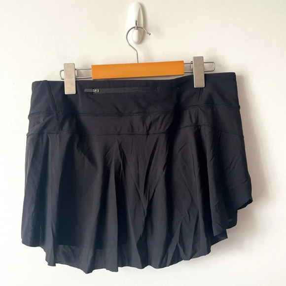 Lululemon Quick Pace Skirt 13" NWT Black Size 10 - Picture 8 of 10